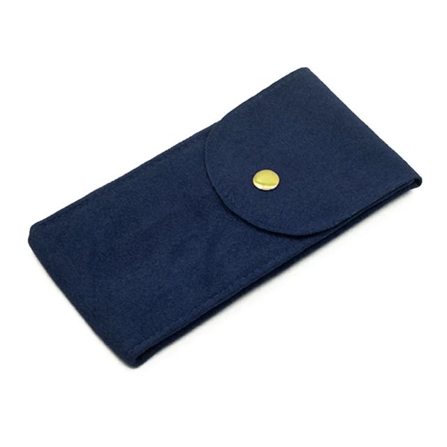 Flannelette Snap Watch Pouch Travel Storage Timepieces Organizer Dust Protection Case Man Woman Portable Watch Bag Closed 7*13CM