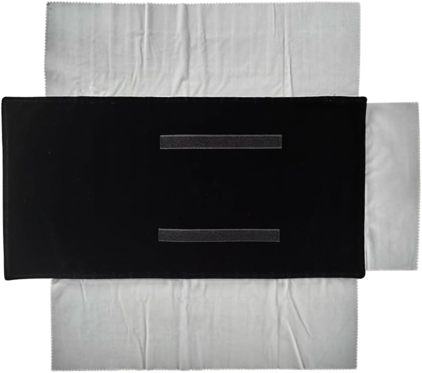 Portable Jewelry Roll Bag For Rings,Black All and Velvet Jewelry Roll Bag keep your Rings Safe
