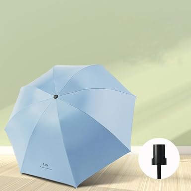2024 NEW Automatic Black Umbrella Anti-UV Sun/Rain Windproof 3 Folding Compact Umbrella
