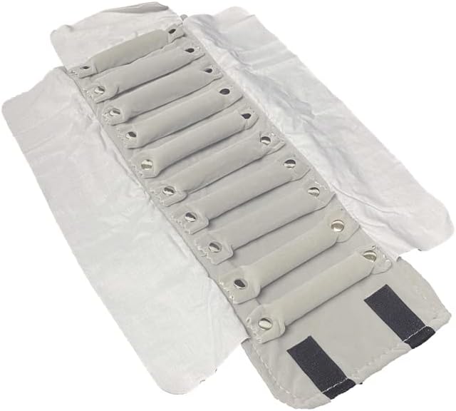 Jewelry Travel Roll Small Bag Black and Gray inside For Rings (Black and Gray)