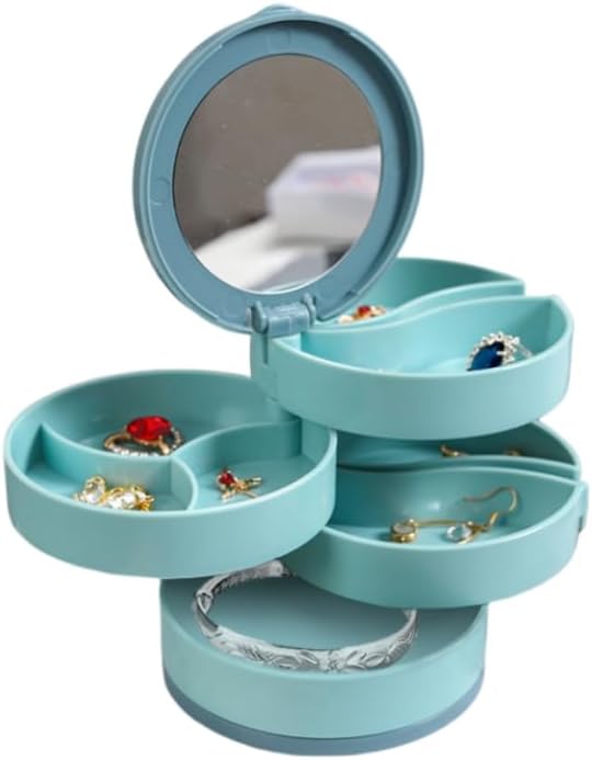 Jewelry Organizer with 4 Tier Round Display