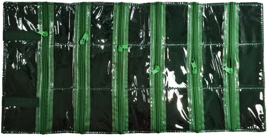 SCIKHEFT Velvet Travel Jewelry Case Roll Bag Organizer for Necklace Bracelets Ring Earrings