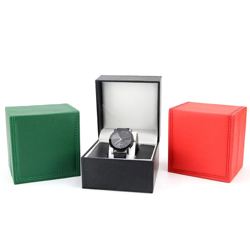 High Quality Pu Leather Watch Storage Box Jewelry Gift Box Bracelet Packaging Gift Box Watch Display Box