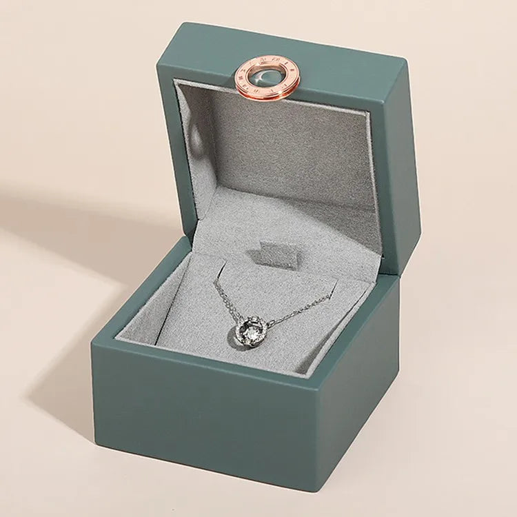 New Jewelry Packaging Box Necklace Holder Pu Leather Jewelry Storage Gift Box Watch Collection Box