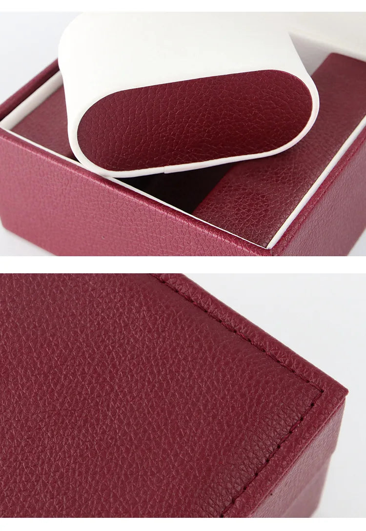 High Quality Pu Leather Watch Storage Box Jewelry Gift Box Bracelet Packaging Gift Box Watch Display Box