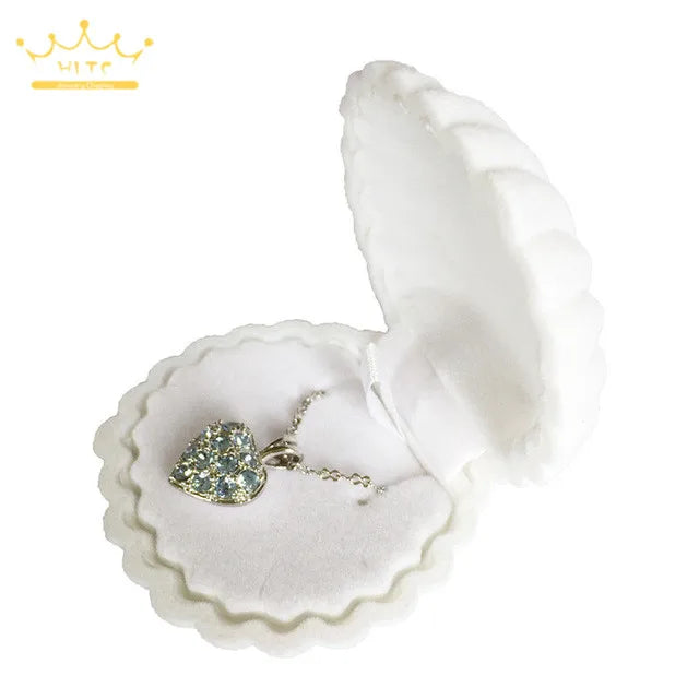 Lovely Ring Boxes Jewelry Organizer Earrings Rings Storage Case Creative Velvet Small Gift Box Mini Container