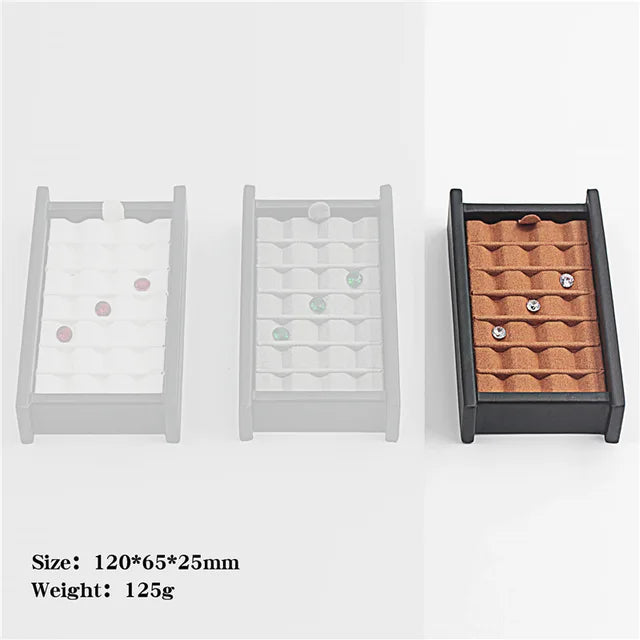 Wholesale Jewelry Gem Display Box Case Loose Diamond Storage Tool Coin Jar Show Tray Gem Pot Gemstone Organizer Holder Container