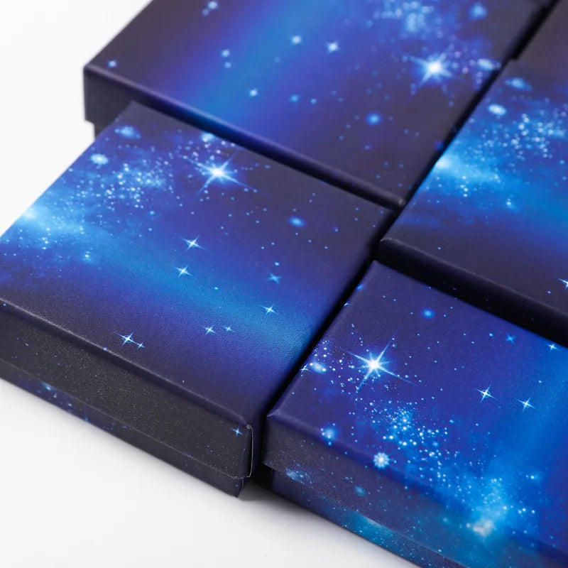 Blue Star Jewelry Packaging Box Ring Bracelet Gift Box Necklace Pendant Storage Jewelry Box