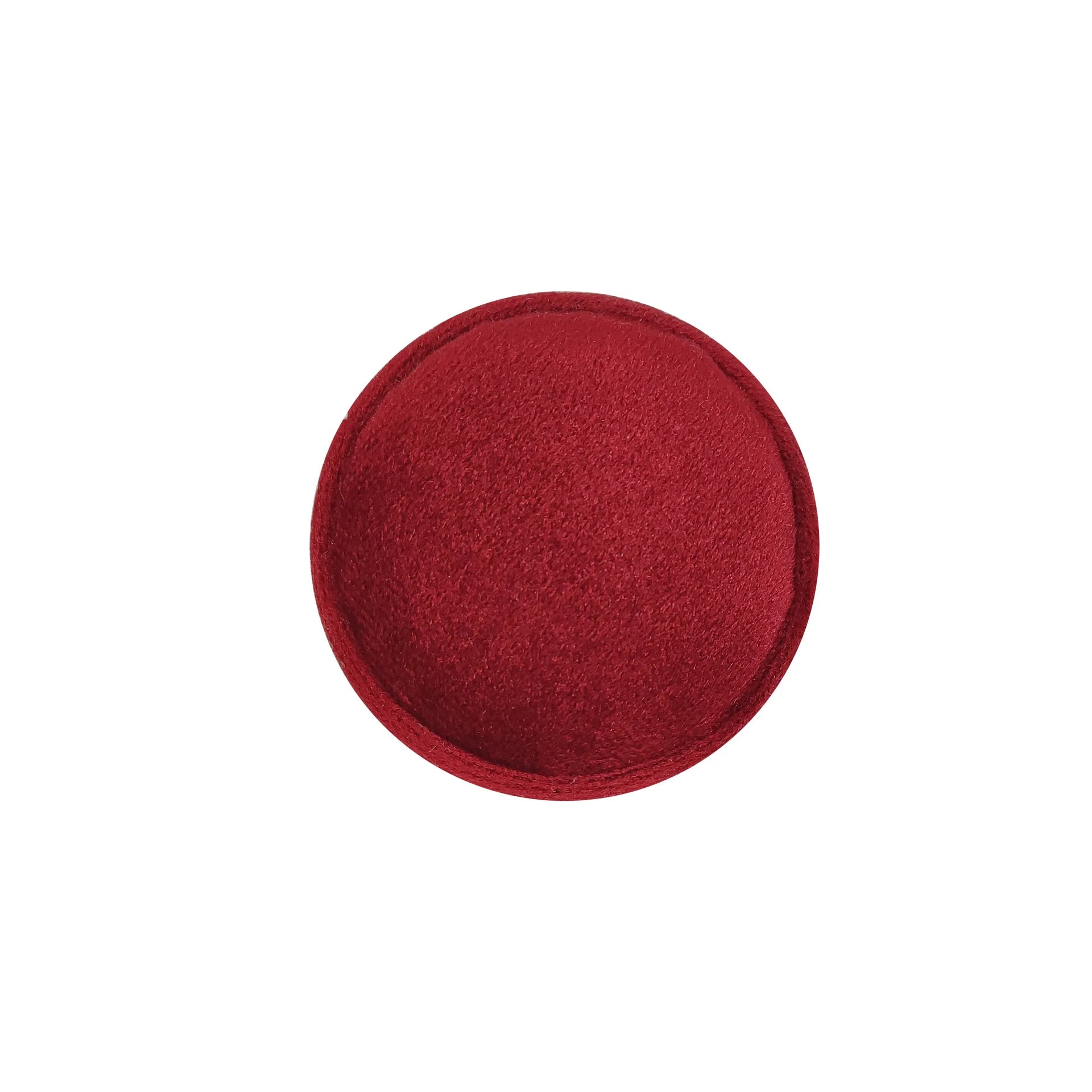 Luxury Round Velvet Jewelry Earring Ring Display Case Box Storage Organizer Holder Gift Packaging Box Portable Travel Wedding