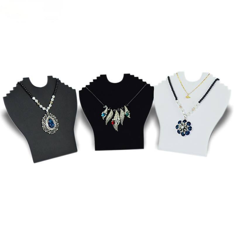 Necklace Holder Jewelry Pendant Necklace Chain Earring Jewelry Bust Display Holder Stand Showcase Rack