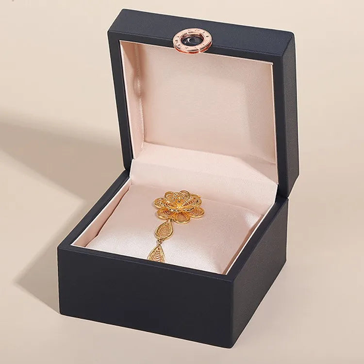 New Jewelry Packaging Box Necklace Holder Pu Leather Jewelry Storage Gift Box Watch Collection Box