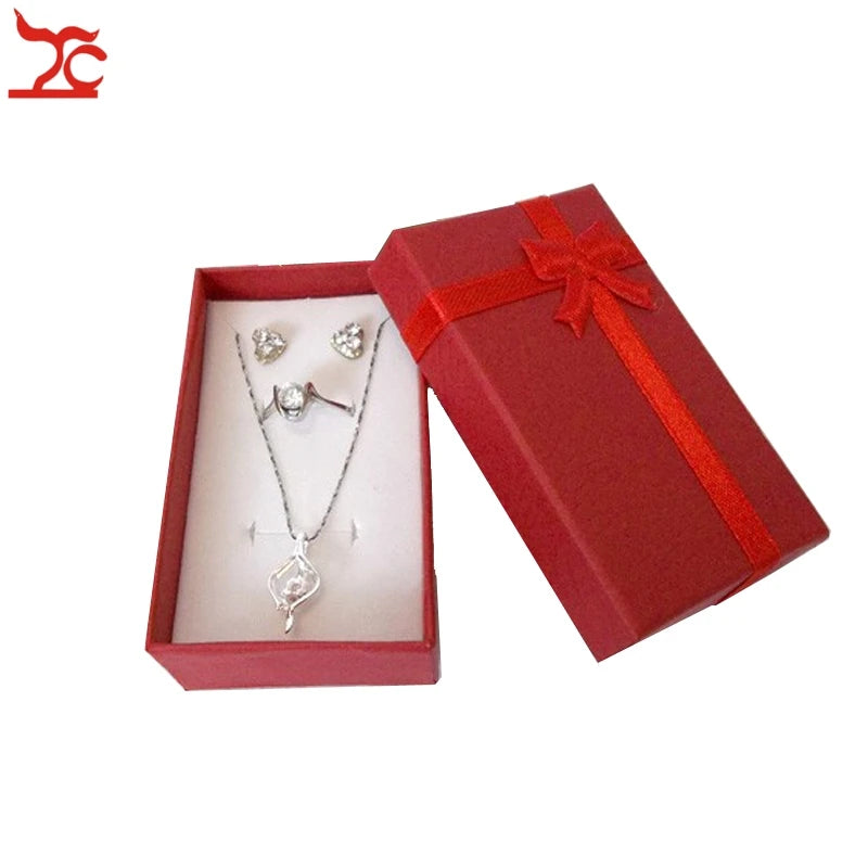 24 Pcs Mix Color Gift Box Jewelry Earring Organizer Storage Box Pendant Paper Package Box Jewelry Ring Storage Box 8*5*2.5CM