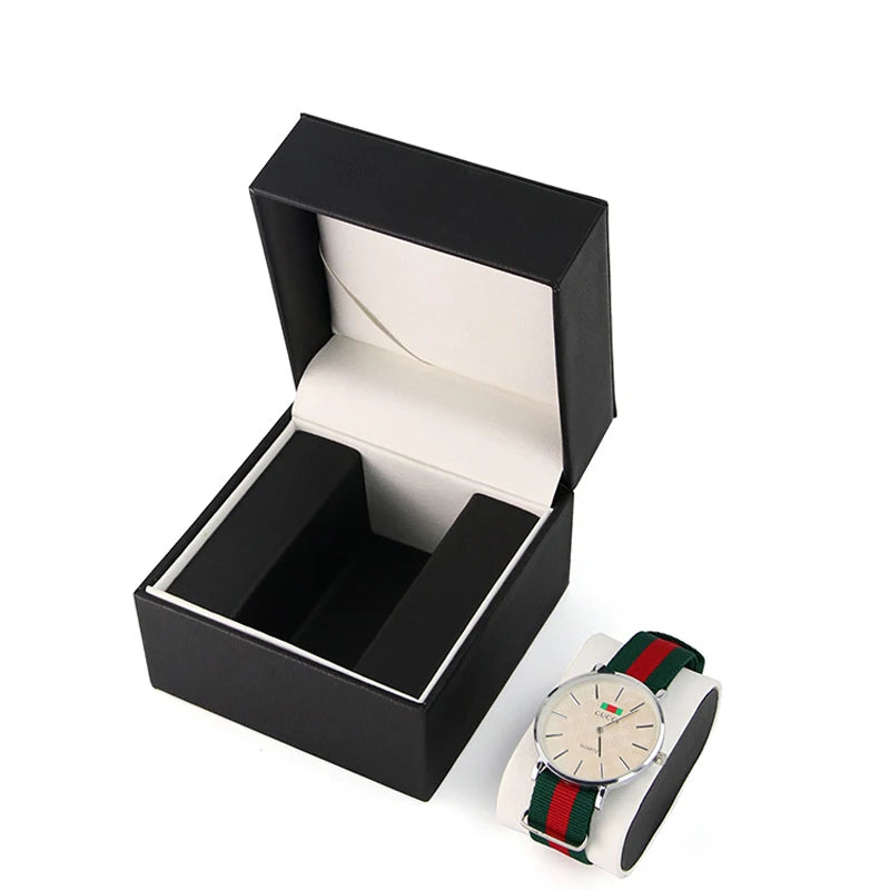 High Quality Pu Leather Watch Storage Box Jewelry Gift Box Bracelet Packaging Gift Box Watch Display Box