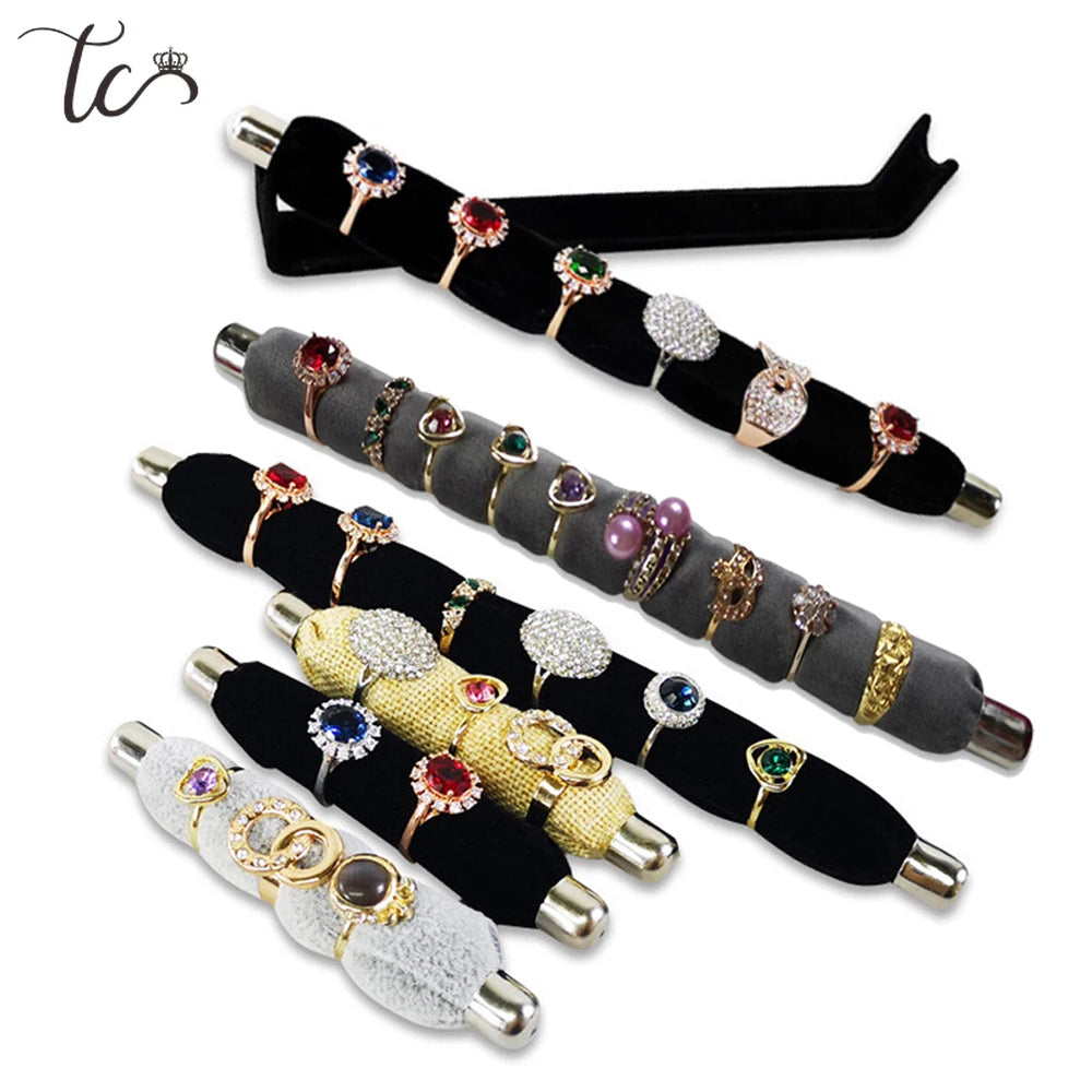 Rings Organizer Creative Ring Holder Jewelry Display Holder Ring Display Tools Jewelry Storage Supplies De Joyas Para Colgar