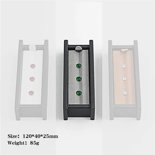 Wholesale Jewelry Gem Display Box Case Loose Diamond Storage Tool Coin Jar Show Tray Gem Pot Gemstone Organizer Holder Container