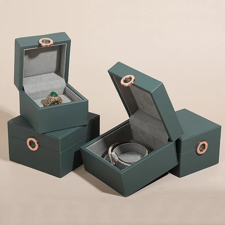 New Jewelry Packaging Box Necklace Holder Pu Leather Jewelry Storage Gift Box Watch Collection Box