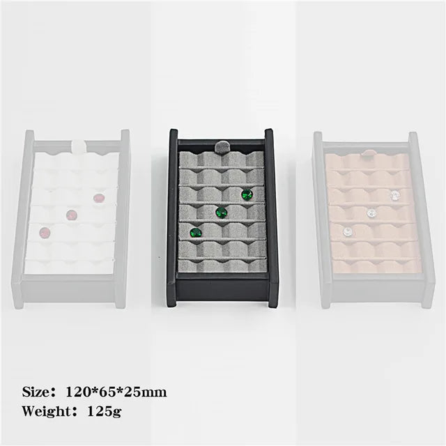 Wholesale Jewelry Gem Display Box Case Loose Diamond Storage Tool Coin Jar Show Tray Gem Pot Gemstone Organizer Holder Container