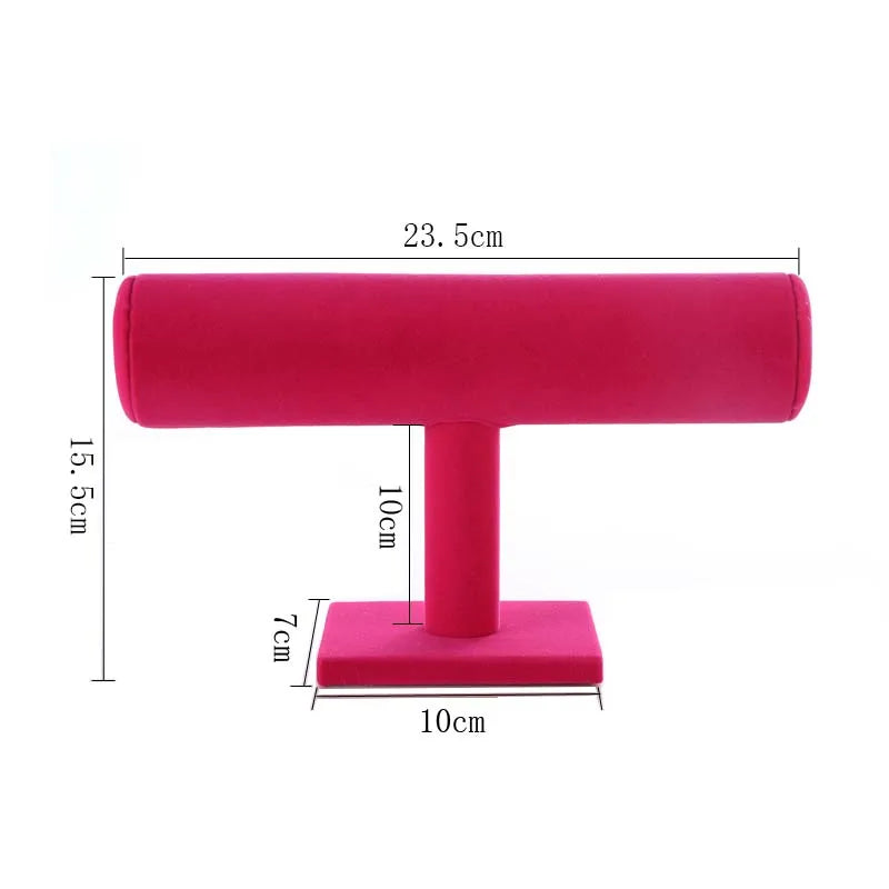 Jewelry Chain Hairband Watch Necklace Bracelet Display Stand Rack Holder T-Bar Bracelet Display Stand Holder Watch Display