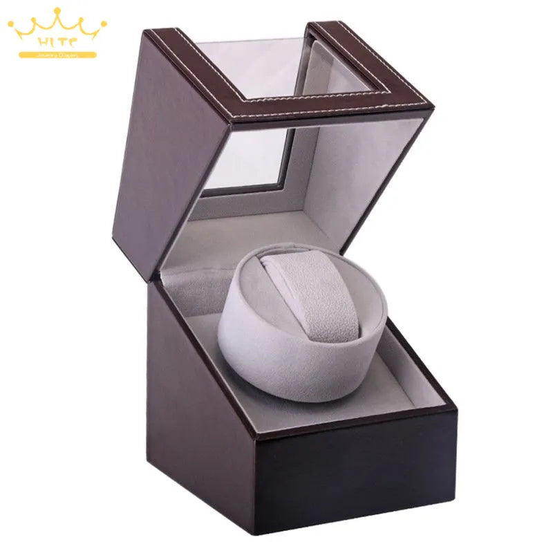 Single motor vibrating screen watch rotating bracket display EU / USA / Australia / UK plug automatic mechanical watch gift box