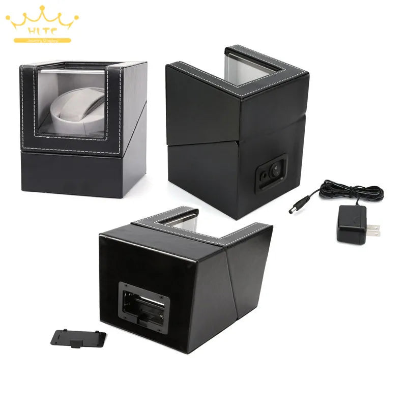 Single motor vibrating screen watch rotating bracket display EU / USA / Australia / UK plug automatic mechanical watch gift box