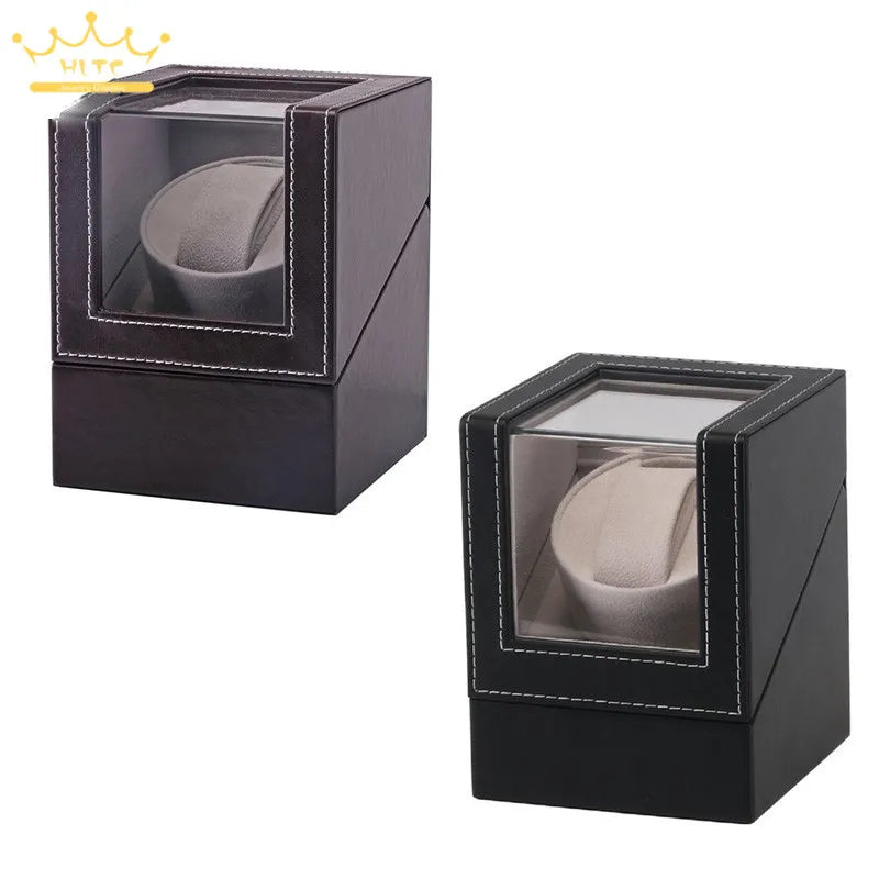 Single motor vibrating screen watch rotating bracket display EU / USA / Australia / UK plug automatic mechanical watch gift box