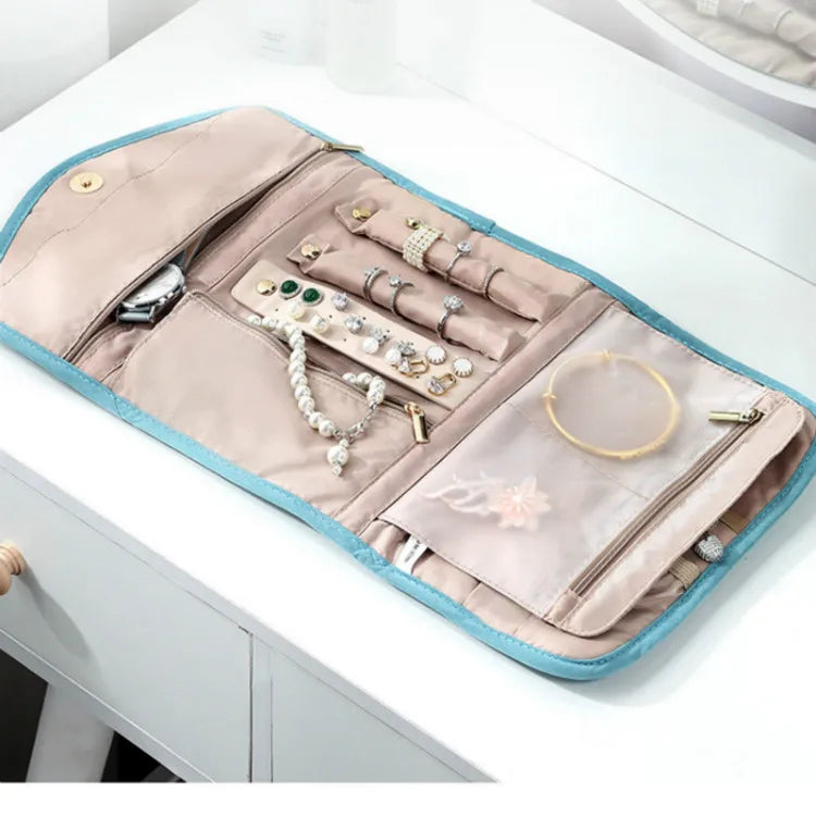 Jewelry Organizer Portable Travel Soft Case Large Capacity Accessories Organize Jewelry Bags and Packaging