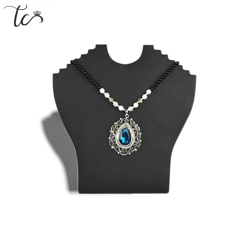 Necklace Holder Jewelry Pendant Necklace Chain Earring Jewelry Bust Display Holder Stand Showcase Rack