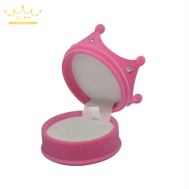 Lovely Ring Boxes Jewelry Organizer Earrings Rings Storage Case Creative Velvet Small Gift Box Mini Container