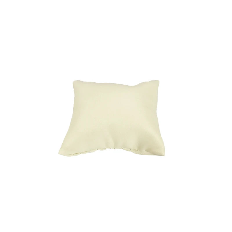1Pcs 7*6Cm Mini White Black Grey Pu/velvet Watch Bangle Pillow Holder Bracelet Jewelry Display Chain Anklet Soft Pillow Cushion