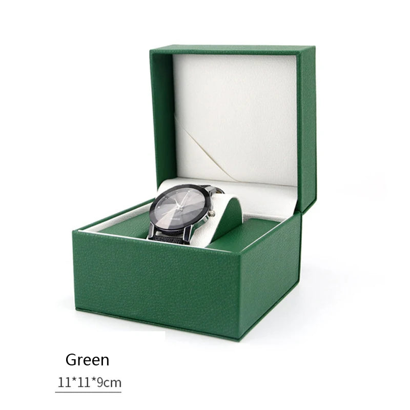 High Quality Pu Leather Watch Storage Box Jewelry Gift Box Bracelet Packaging Gift Box Watch Display Box