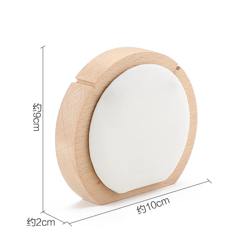 Round Delicate Wooden Pu Leather Display Stand Fashion Necklace Pendant Jewelry Organizer Holder
