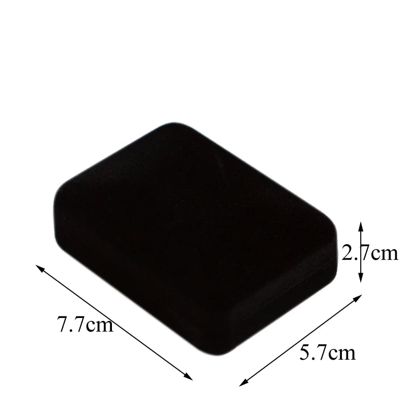 Wholesale 12Pcs/lot Black Velvet Pendant Ring Storage Case Holder Organizer Jewelry Necklace Earring Party Wedding Gift Box
