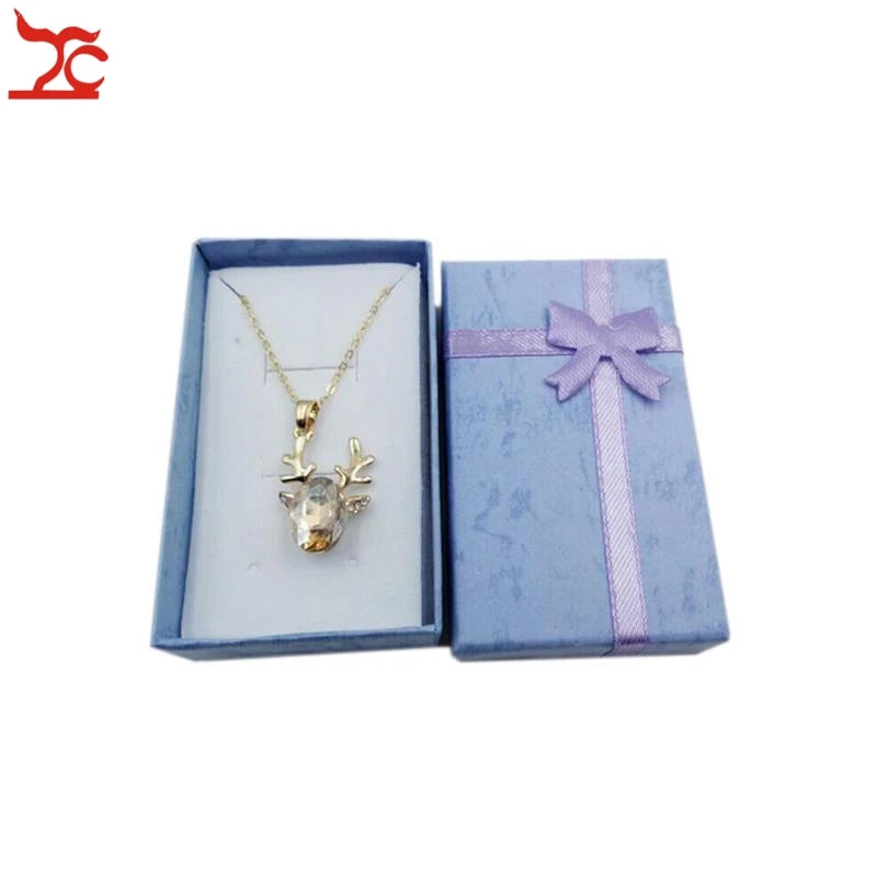 24 Pcs Mix Color Gift Box Jewelry Earring Organizer Storage Box Pendant Paper Package Box Jewelry Ring Storage Box 8*5*2.5CM