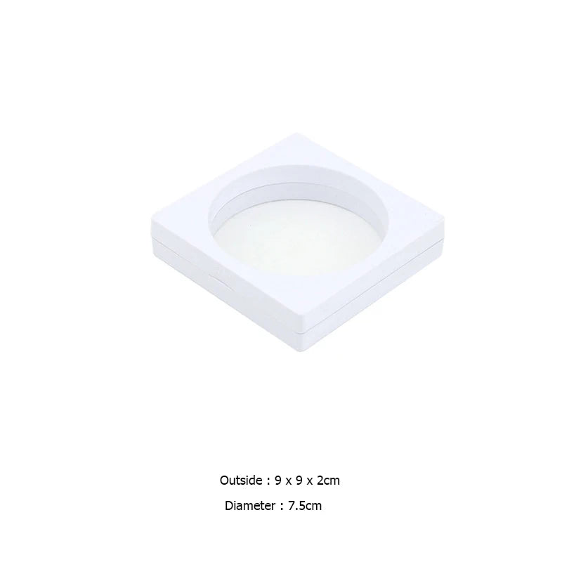 Bracelet Packaging Box 3D Pe Film Gemstone Membrane Display Holder Earring Ring Storage Case Jewelry Stand Floating Frame