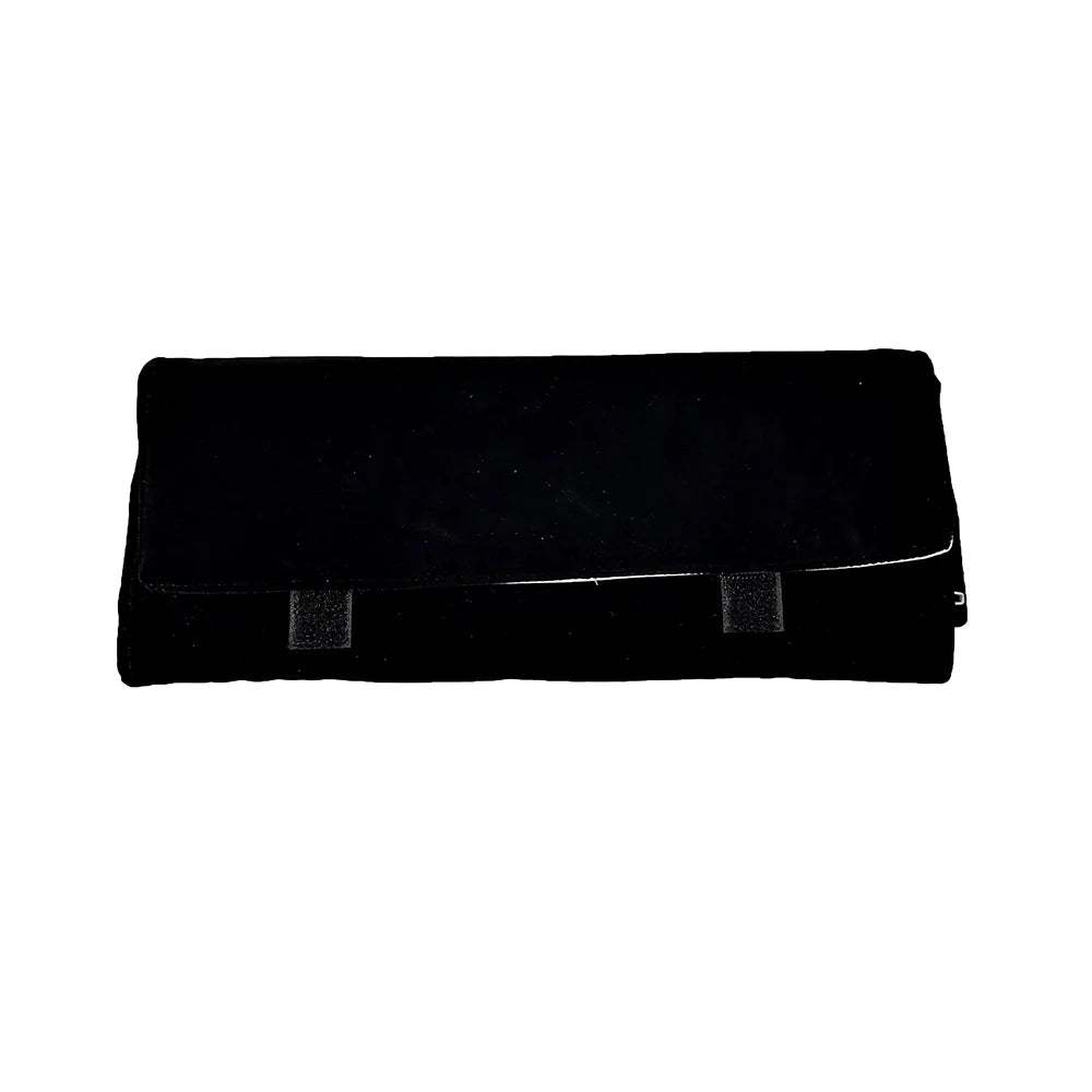 Jewelry Roll Bag Zipper 40 Pocket Jewelry Storage Organizer Holder Earring Bag Pouch Display Transparent for Small Accessories