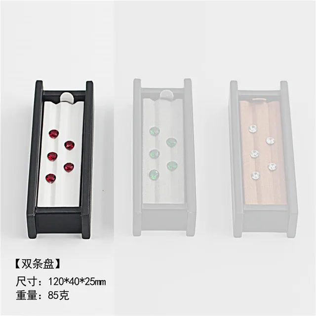 Wholesale Jewelry Gem Display Box Case Loose Diamond Storage Tool Coin Jar Show Tray Gem Pot Gemstone Organizer Holder Container