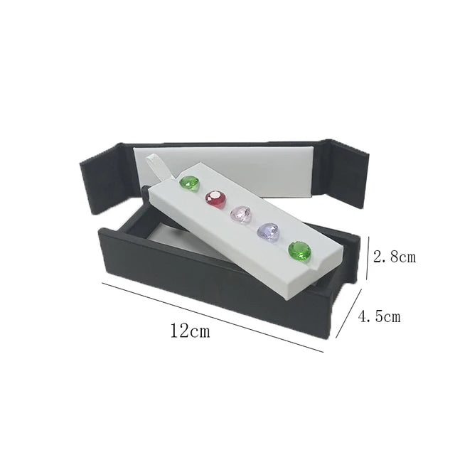 Wholesale Jewelry Gem Display Box Case Loose Diamond Storage Tool Coin Jar Show Tray Gem Pot Gemstone Organizer Holder Container