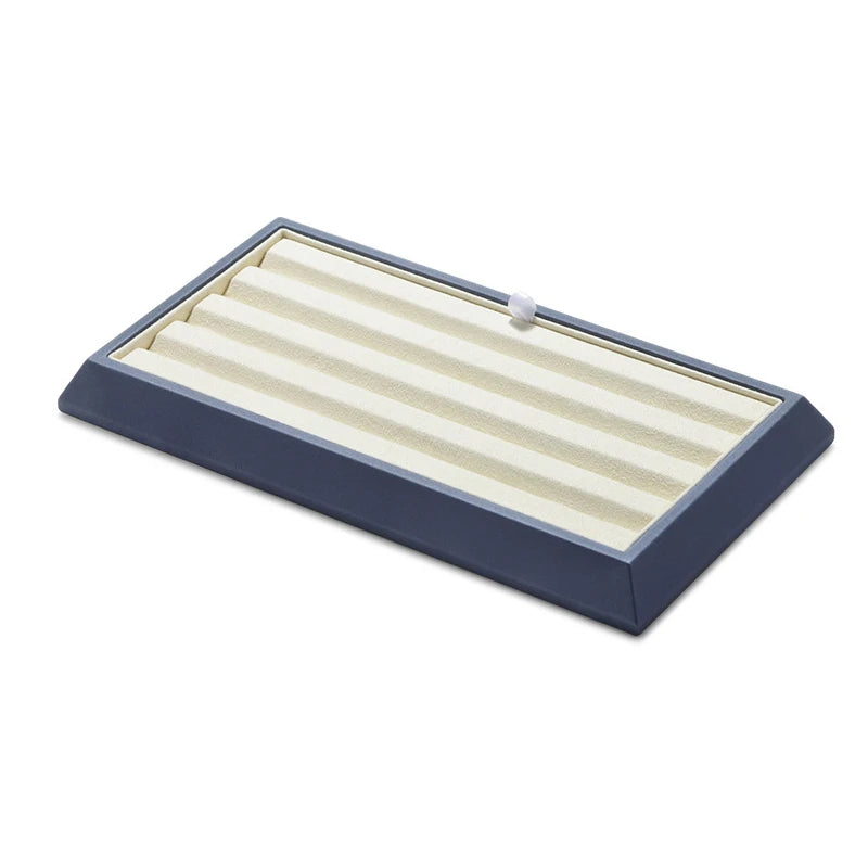 Circular Groove Diamond Display Box High Quality Jewelry Gem Storage Case Gemstone Organizer for International Jewelry Exhibitor