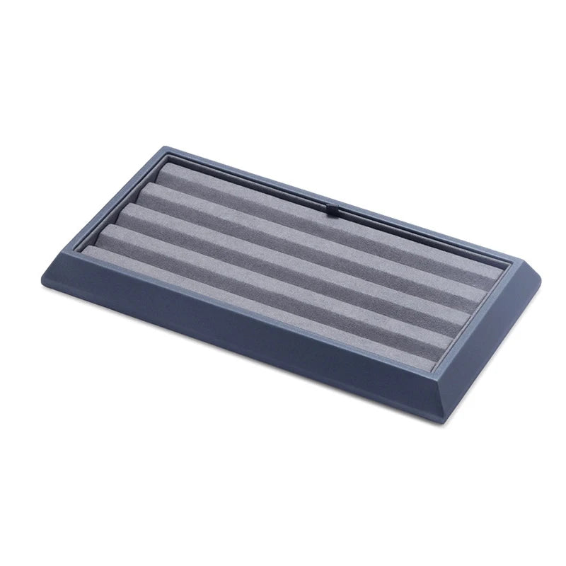 Circular Groove Diamond Display Box High Quality Jewelry Gem Storage Case Gemstone Organizer for International Jewelry Exhibitor
