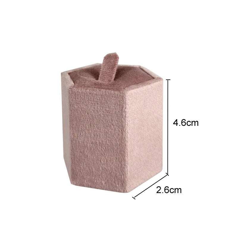 Jewelry Organizer Earring Necklace Display Stand Quality Pink Velvet Ring Tray Pendant Storage Plate Watch Bracelet Holder