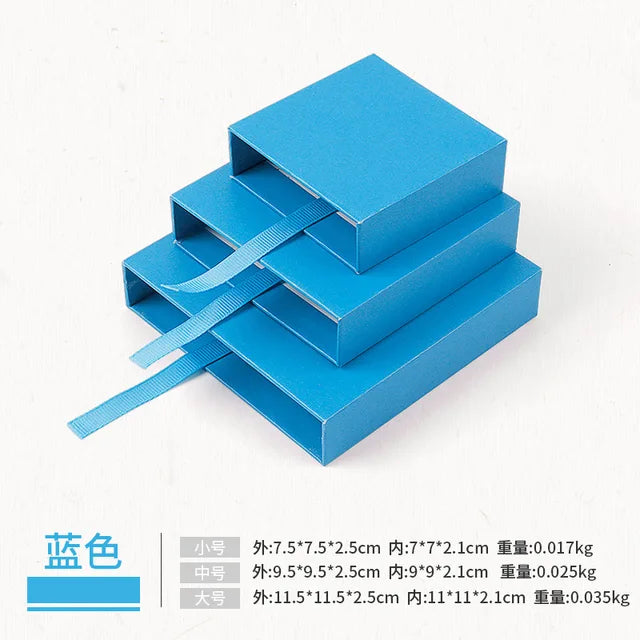 10Pcs 3D Floating Picture Frame Shadow Box Jewelry Display Stand Ring Pendant Holder Protect Jewellery Stone Presentation Case