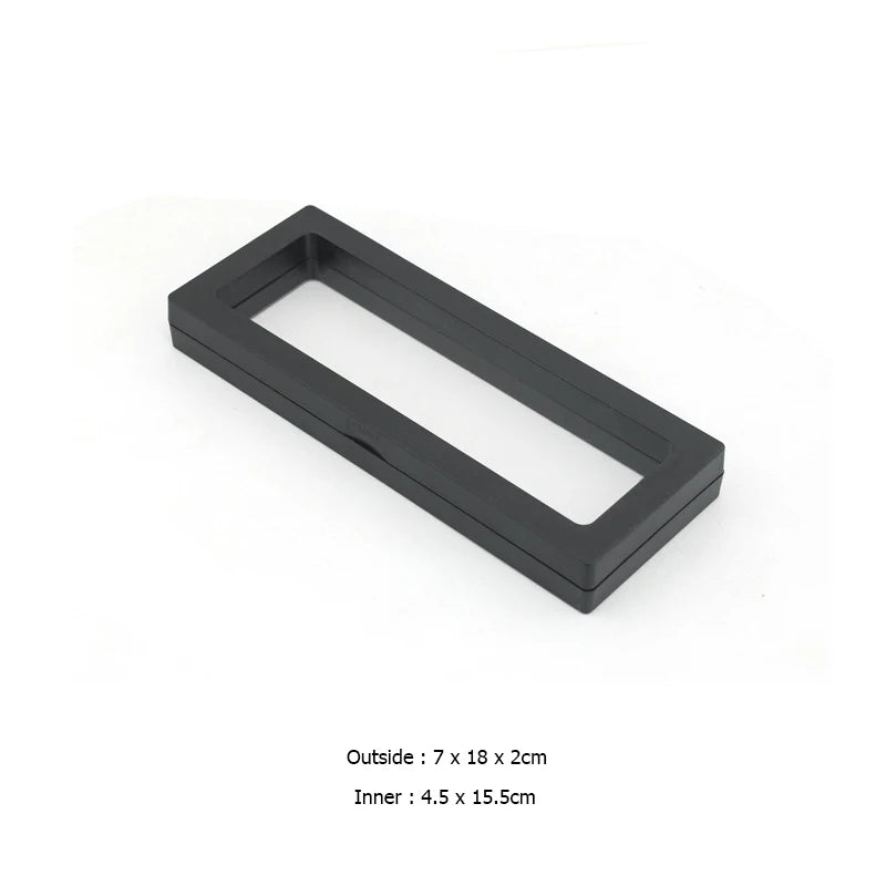 Bracelet Packaging Box 3D Pe Film Gemstone Membrane Display Holder Earring Ring Storage Case Jewelry Stand Floating Frame