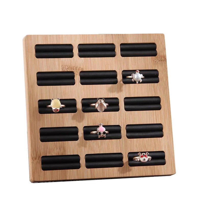 Ring Earring Display Tray Jewelry Organizer 2/5/10/15 Solts Ring Plate Personal Jewelry Storage Board Multiple Sizes Available