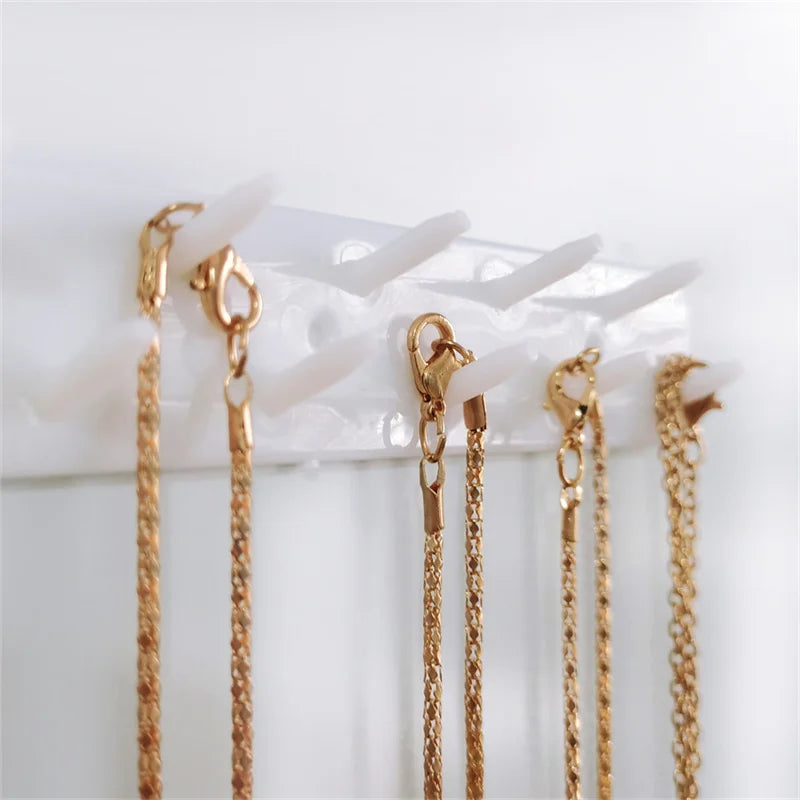 Jewelry Hooks 9 Pieces/set Combination Plastics Sticky Hooks Earrings Necklace Storage Rack Cheap Jewelry Organizer
