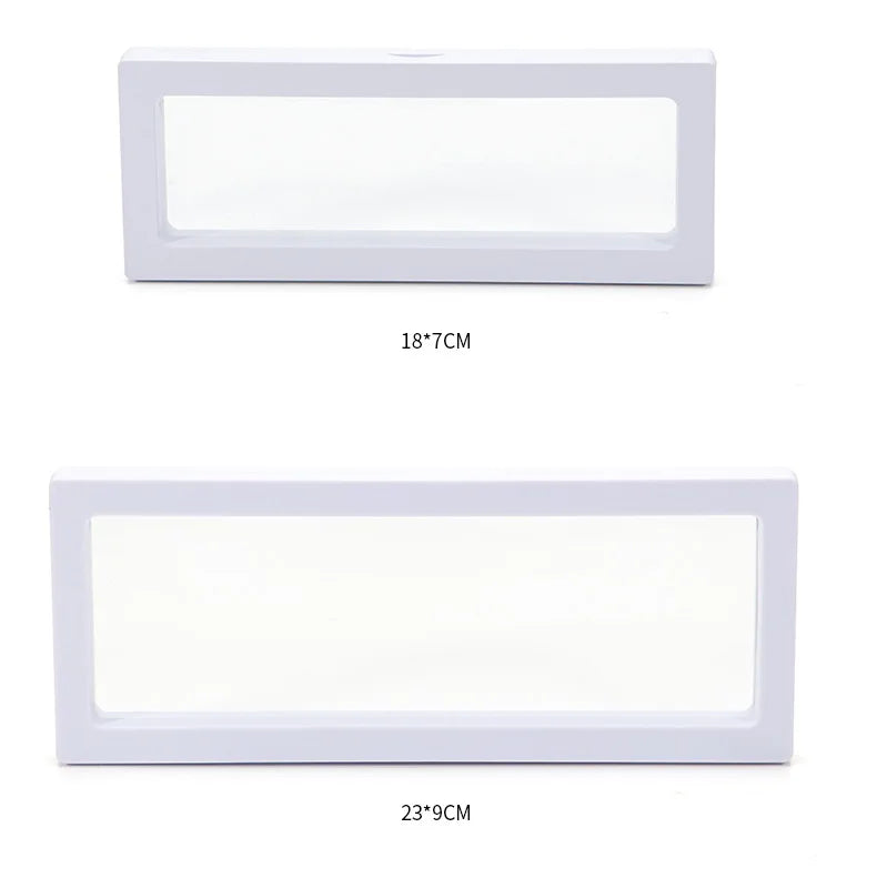 Bracelet Packaging Box 3D Pe Film Gemstone Membrane Display Holder Earring Ring Storage Case Jewelry Stand Floating Frame
