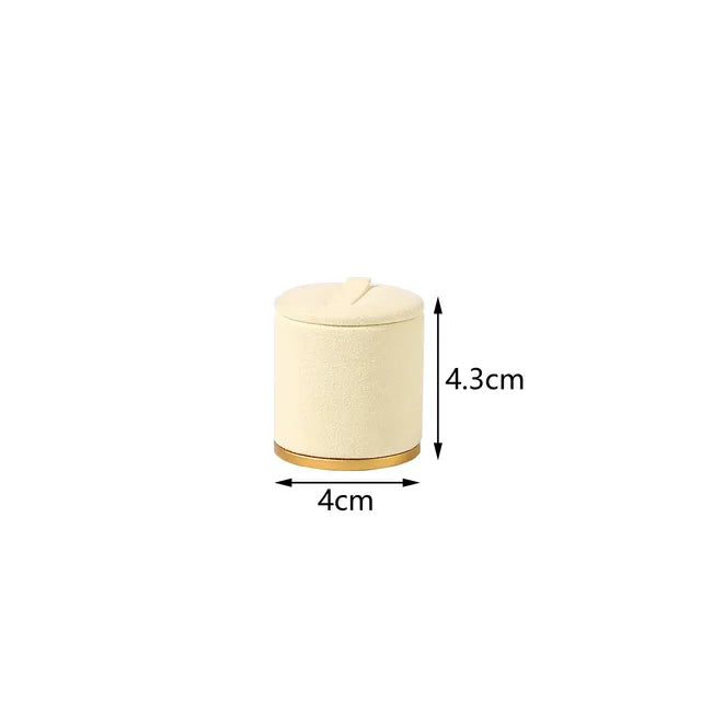 Creative Combination with Jewelry Display Case Metal Beige Suede Rack Ring Necklace Bracelet Pendant Shooting Counter Props