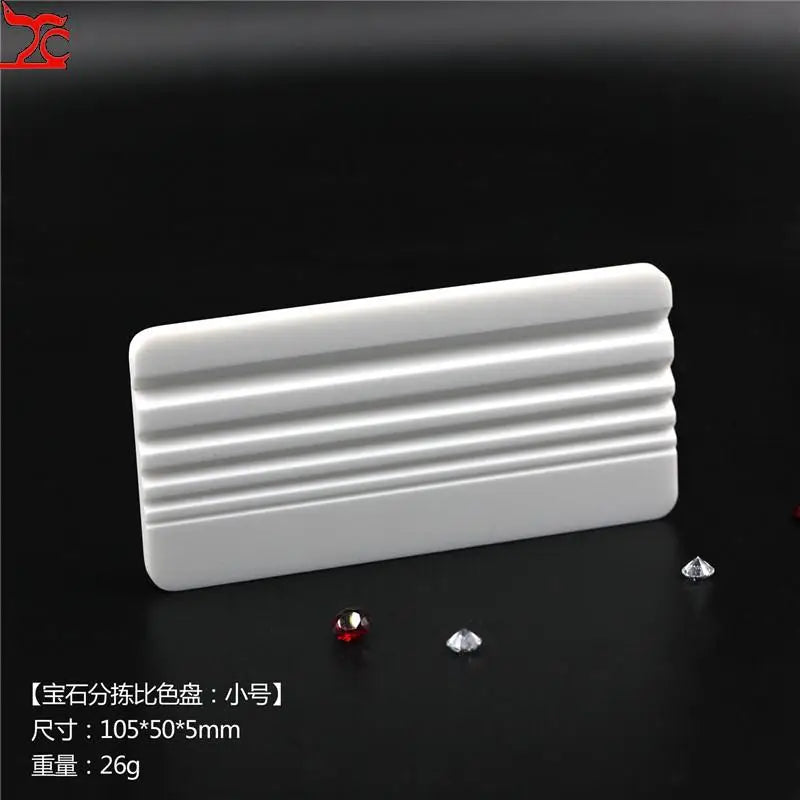 Diamond Bare Stone Gemstone Grading V-Groove Color Treasure Display Panel Viewing Board Naked Diamond Size Compariso Stone Panel