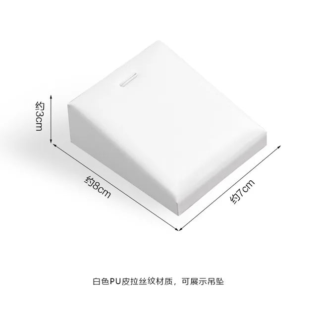Pure WhiteJewelry Exhibitor Props Bracelet Earring Frame Wiredrawing Table Jewelry Tray Necklace Earring Ring Jewelry Display