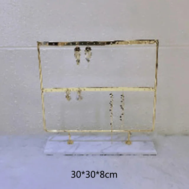 Jewelry Store Window Jewelry Display Case Fashion White Flannelette Head Jewelry Display Rack Ring Necklace Display Rack
