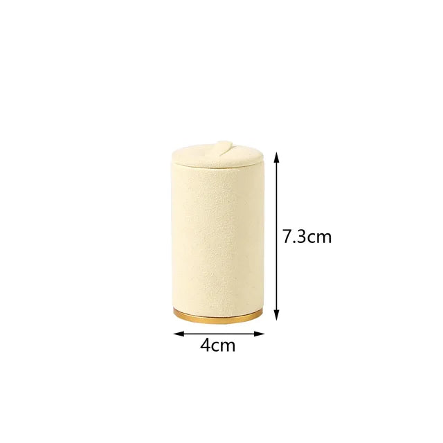Creative Combination with Jewelry Display Case Metal Beige Suede Rack Ring Necklace Bracelet Pendant Shooting Counter Props